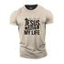 Men's Jesus Saved My Life Cotton T-Shirt